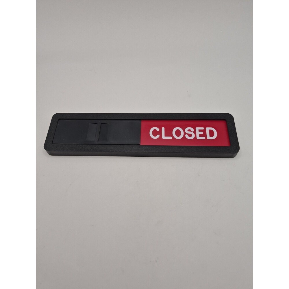 Open Closed Sign for Business Door, Open Signs Privacy Slide Door Sign Indicator